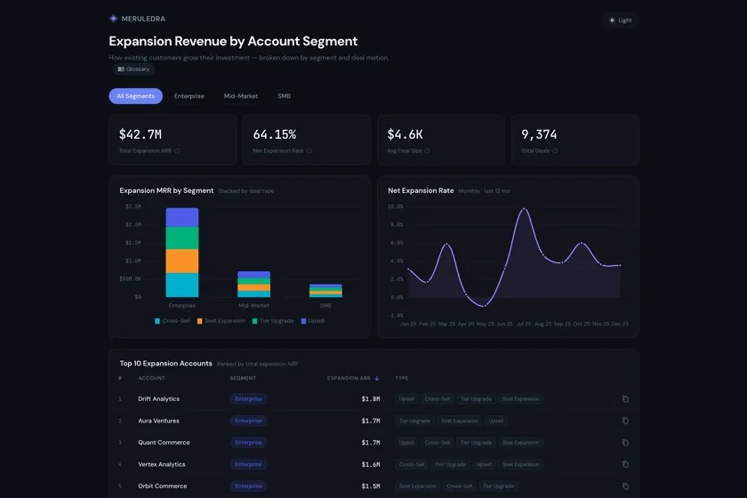 Screenshot of Expansion Revenue